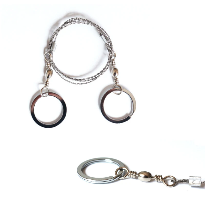 

Outdoor Emergency Hand Chain 360 Degree Steel Wire Saw Portable Practical Survival Tool For Camping Hunting Kits Pocket Gear