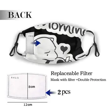 

protective mask with filter Panda Sleepping anti dust PM2.5 reuse adult teen child girl