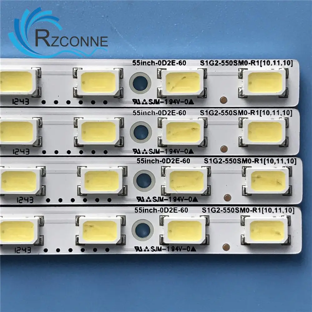 Striscia Di Retroilluminazione A Led 60 Lampada Per Tv 55 "55Inch-0D2E-60 S1G2-550Sm0-R1 Lti550Hn02 Muslimate Kdl-55Hx750 Lj64-02875A Lj64-0