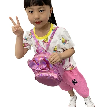

Kids Cartoon Waterproof School Bowknot Backpack Boys Girls Toddler Shoulder Bag Laser Shoulder School Bag Rucksack