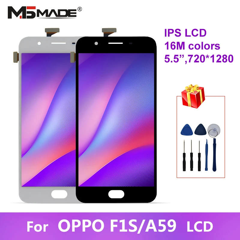 ЖК-дисплей для OPPO F1S A59 дигитайзер сенсорного экрана запасные части в сборе с