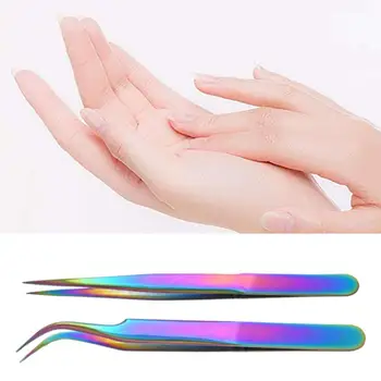 

Makeup Tweezers Mink Eyelashes Extension Top Quality Tip Ultra Symphony tool Fine Tweezers nail D2O8