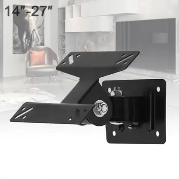

Universal F01 Adjustable 10KG TV Wall Mount Bracket Support 180 Degrees Rotation for 14 - 27 Inch LCD LED Flat Panel TV