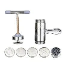1 шт., бытовая кухонная ручная машина для пасты из нержавеющей стали, пресс-машина, семейная маленькая ручная машина для пасты, соковыжималка для фруктов