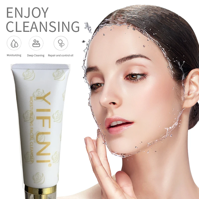 

YIFUNI Facial Wash Face Brush Korean Cosmetics Cleansing Foam Scrub Cleansing Seed Cleaner Skin Care Beauty Products Exfoliating