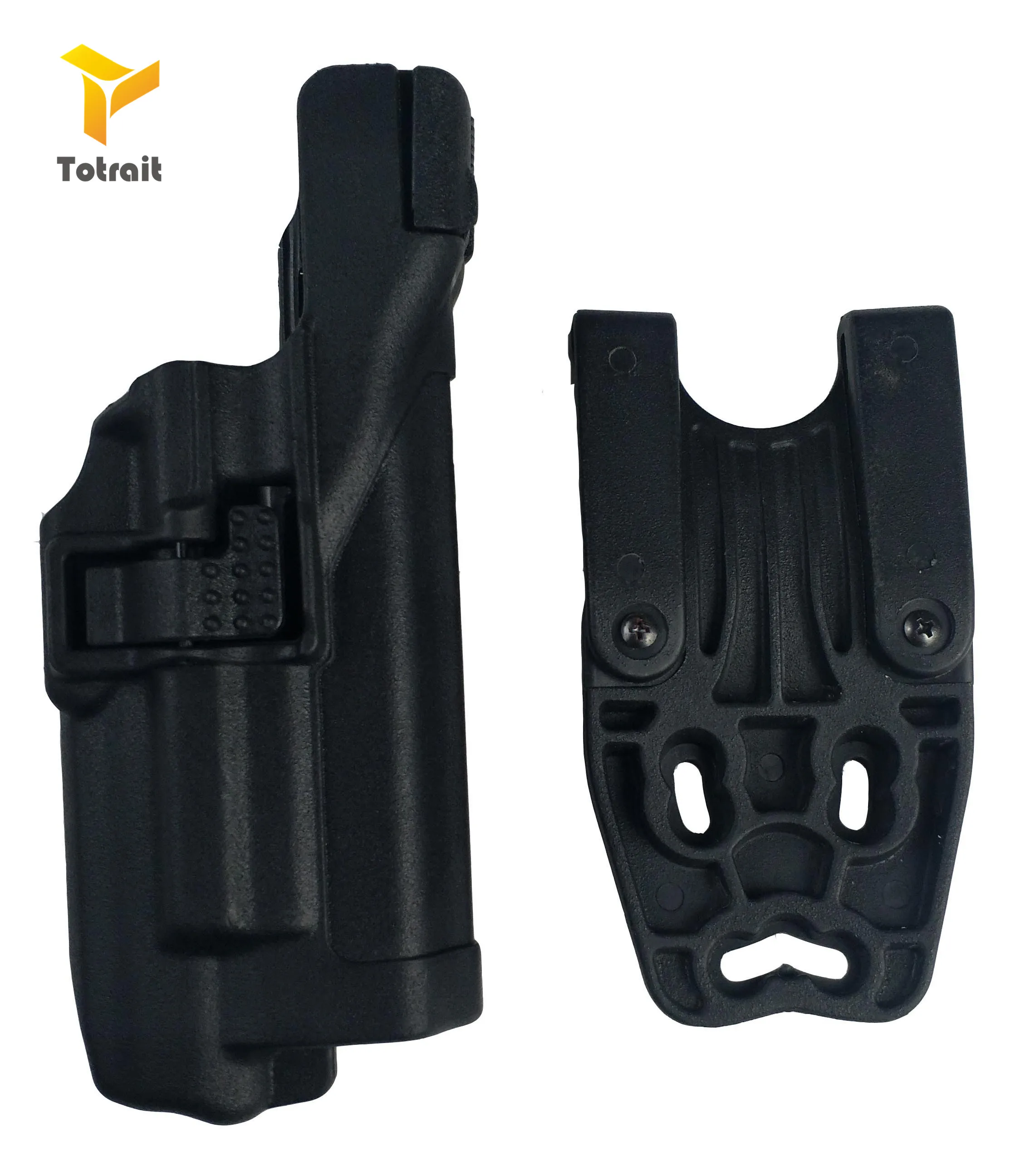 LV3 Tactical Gun Holster Glock 17 Belt Holster Military Army Pistol Gun Carry Case For Glock 17 19 22 23 31 32 Light Bearing - Цвет: lamp glock holster