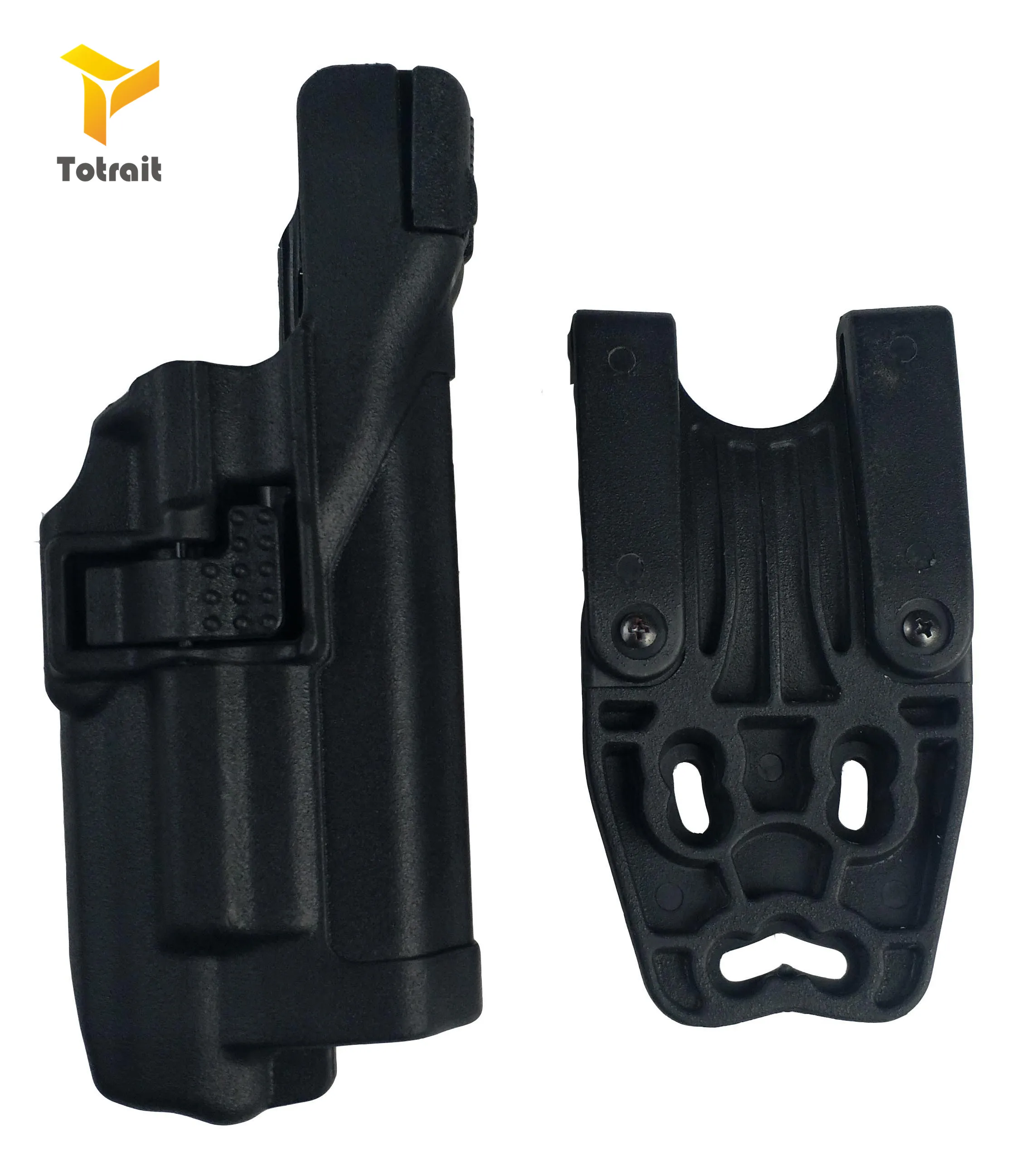 lamp glock holster LV3 Tactical Gun Holster Glock 17 Belt Holster Military Army Pistol Gun Carry Case For Glock 17 19 22 23 31 32 Light Bearing - Цвет: lamp glock holster
