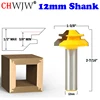 CHWJW 1PC 12mm Shank Industrial Quality Medium Lock Miter Router Bit with 45Degree 3/8-1 Inch Stock woodworking milling cutter ► Photo 2/4
