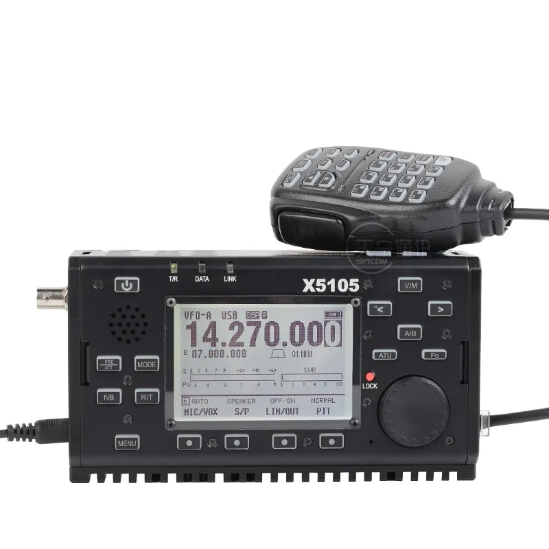 Уличная версия Xiegu X5105 кв приемопередатчик 0 5 30 МГц 50 54 Вт 3800 мАч с выходом IF все