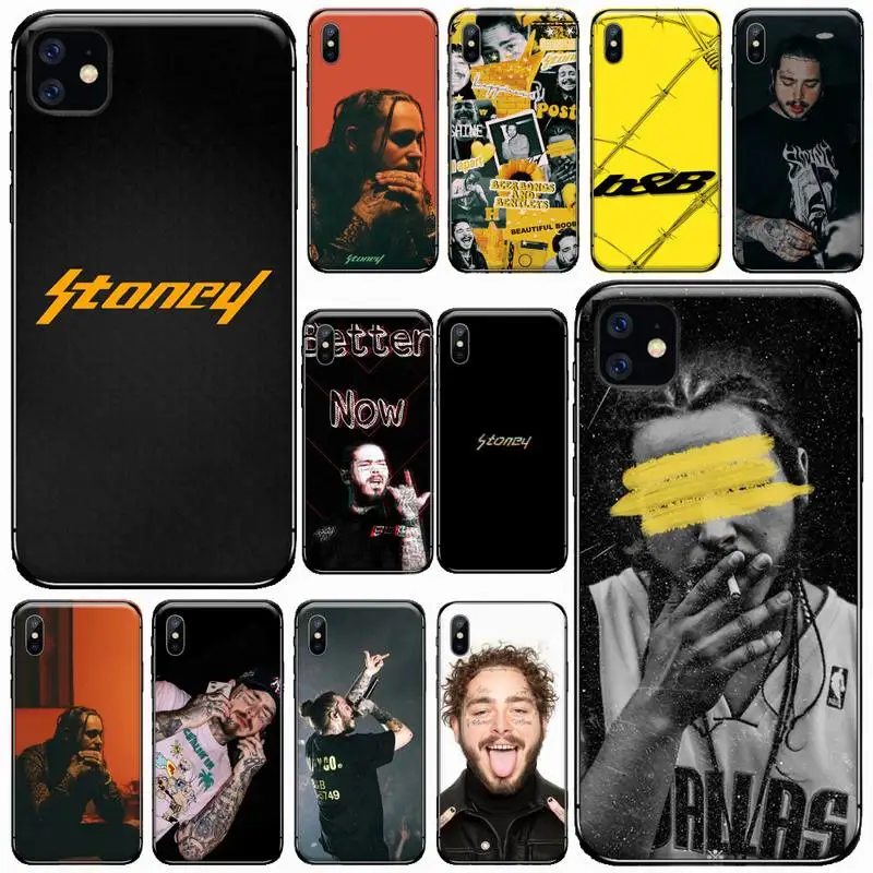 Post Malone Стони рэпер певец Чехол для мобильного телефона iphone 8 11 12 Redmi note 9 s huawei p 30 pro