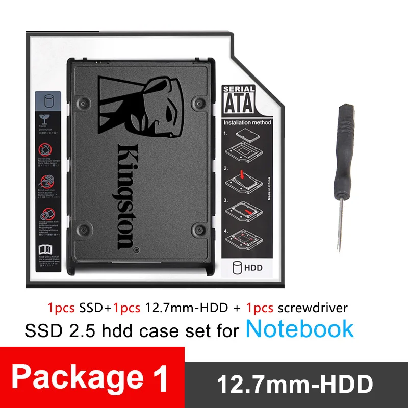 kingston SSD жесткий диск 120 gb 240 gb 480 gb 960 gb SATS 3 HDD 2,5 inch Disco Duro ssd с Hdd Caddy/адаптером для ПК