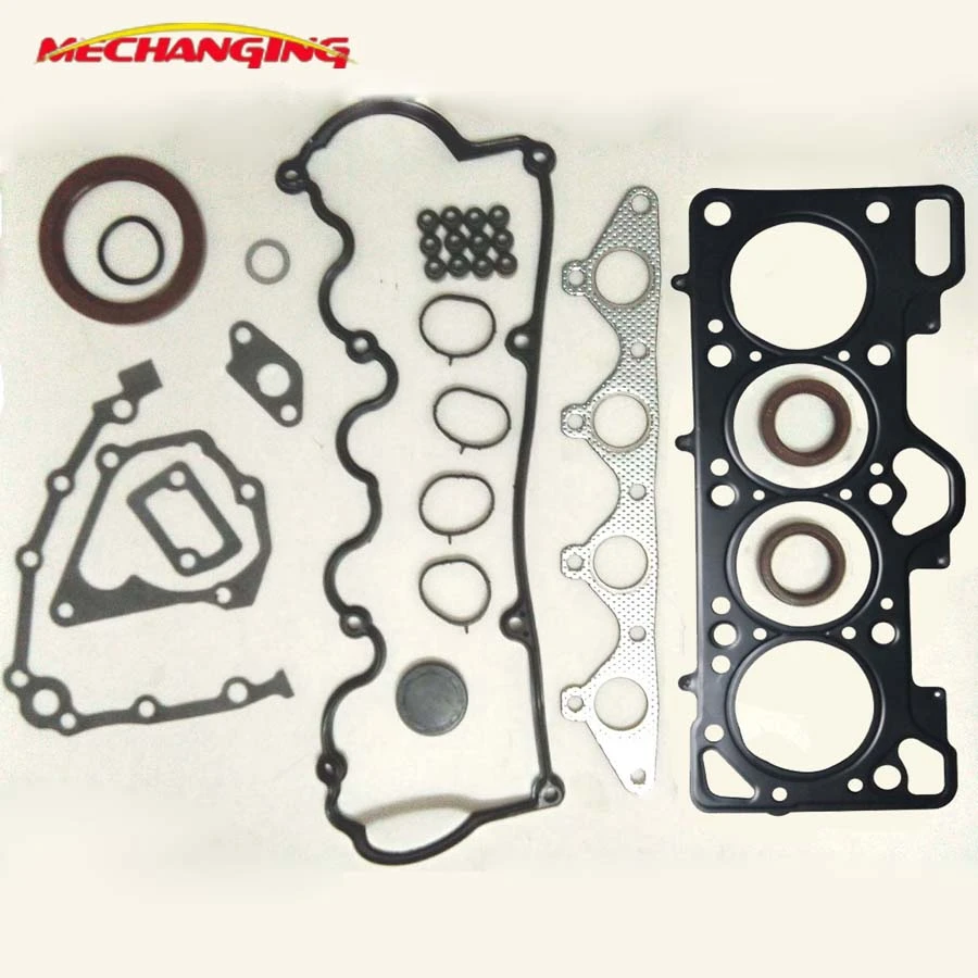 G4EA untuk Hyundai Aksen Saloon (LC) 1.3 Logam Kepala Gasket Kit Engine Membangun Kembali Kit Suku Cadang Mobil Full Set Gasket Mesin