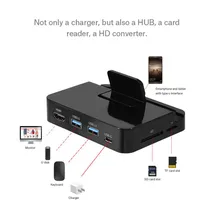 Type-C к HDMI док-станция адаптер питания для huawei P30 P20 Pro usb type-C концентратор док-станция для samsung S10 S9 Dex Pad станция