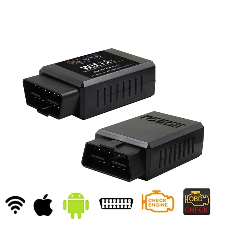 ELM327 WI-FI V1.5 PIC18F25K80 elm327 v1.5 obd2 сканер для iPhone ios elm 327 v1.5 на русском bluetooth v1.2 Бортовая Диагностика машины