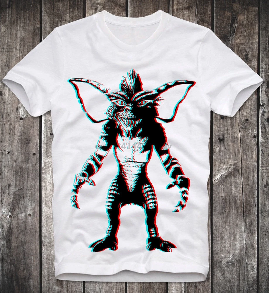 Футболка Gizmo Mogwai Gremlins культовый фильм ужасов Забавный Funshirt 3D Ретро винтажный