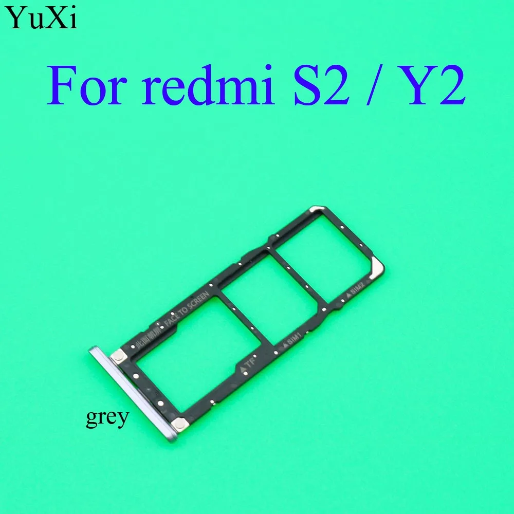 YuXi лоток для sim-карт Micro лоток для карт SD Держатель Слот-ридер адаптер для Xiaomi Redmi S2/Y2