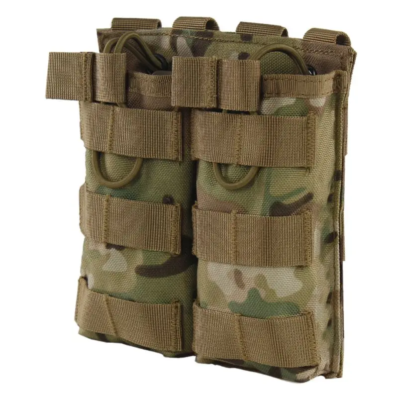 Тактический MOLLE двойной открытый Топ Mag Чехол M4/M16 подсумок страйкбол Военная Пейнтбол шестерни жилет аксессуар пакет