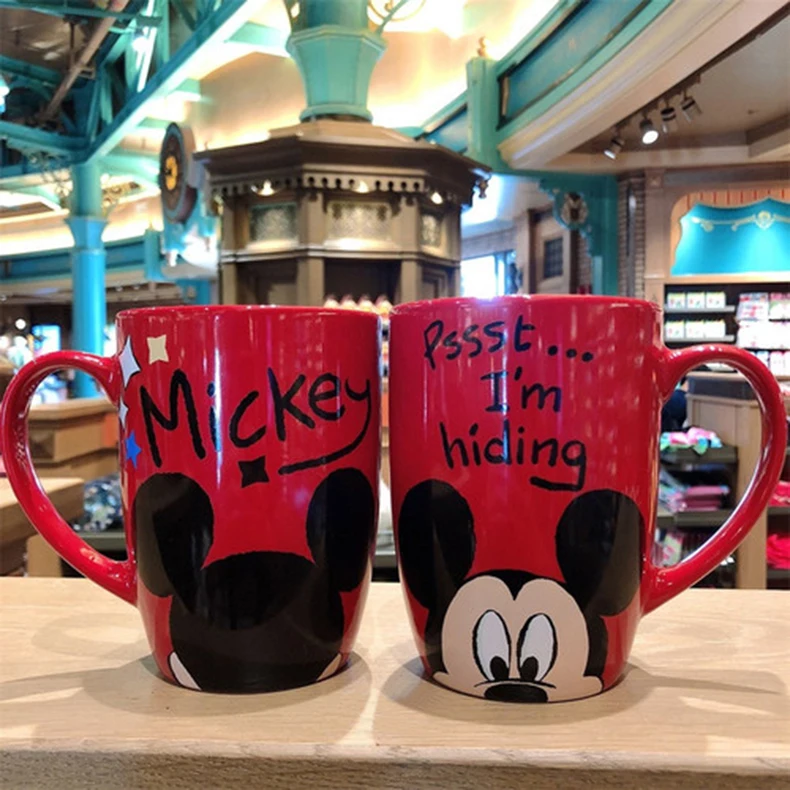 Mickey and Minnie Coffee Mugs Mickey and Minnie Mouse Half Body Coffee Mugs  -  Israel