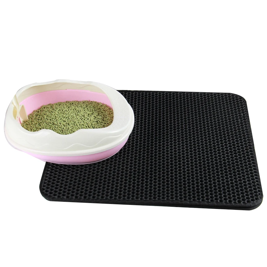 

Waterproof Pet Cat Litter Mat Double Layer Litter Cat Bed Pads Trapping Pets Litter Box Mat Pet Product Bed For Cats House Clean