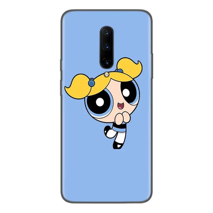 Черный чехол Powerpuff Girls для Oneplus 7Pro 1+ 7 Pro 6 6T 5 5T 3T художественный подарок узорчатый мягкий чехол для телефона