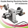 Bearing Live Center Revolving Centre Silver Adjustable Double DIY Accessories With Rocker For Woodworking Lathe Mini Lathe ► Photo 2/6