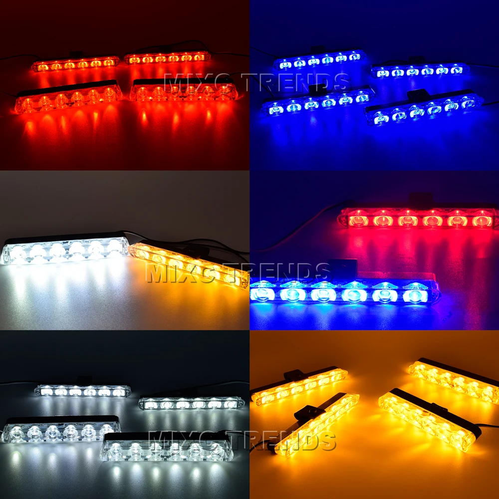 4х6 стеклянная рамка для Led скорой помощи полиции светильник AC/DC 12V автомобильный