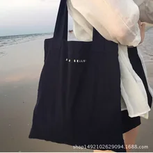 Микро для моды Простой корейский стиль напечатаны одна сумка тканевая через плечо женская книга и искусство бу xi dai школьная среда