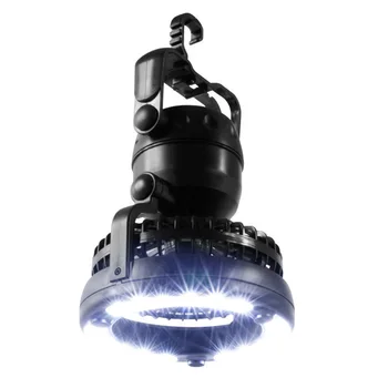 

BRELONG multi-function led tent lamp camping light dimmable with fan