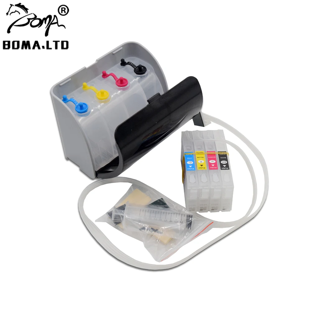 Sistema de Tinta em Massa Ciss para Epson Impressora sem Chip Workforce Wf-7820 Wf-7840 Wf-7830 Wf-7845 Ec-c7000 T812 T812xl 812xl Pro - Imagem 4
