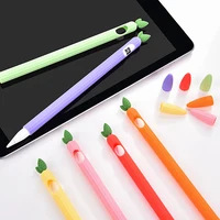 Funda Universal colorida para Apple pencil 1, 2, protección antideslizante de silicona para IPad Pencil 2 y 1