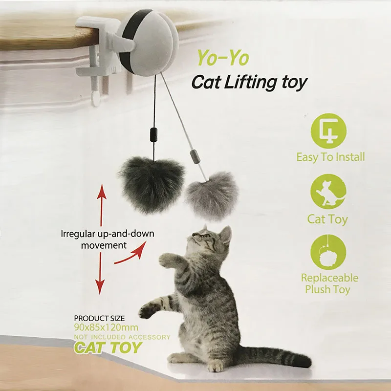 Забавная электрическая игрушка для кошек, подъемный шар, Дразнилка для кошек, электрическая игрушка, вращающаяся игрушка для кошек, электронные движущиеся игрушки для домашних животных, интерактивные