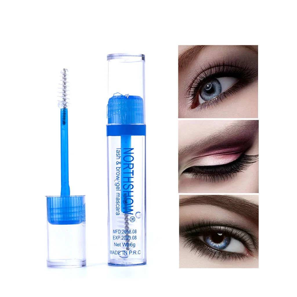 

Transparent Waterproof Makeup Eyelash Long Curling Mascara Eye Lashes Extension Fast Dry White Eyelashes Mascara Lengthening