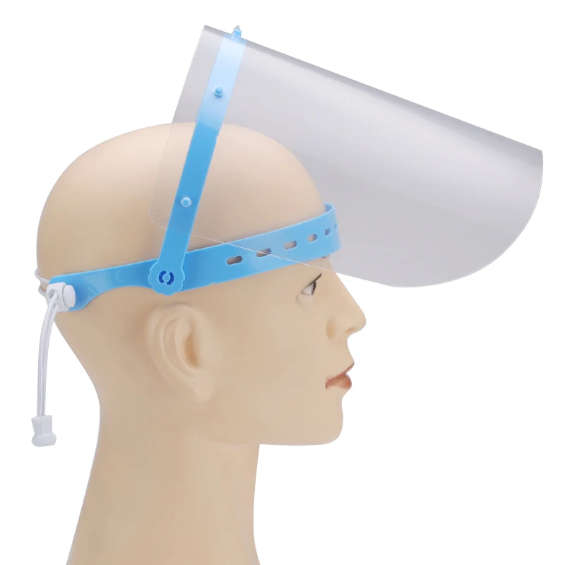 1PCs Full Face Protective Shield Cover Transparent Cap Mask Waterproof Anti-fogging Anti SplashingAdjustable Belt