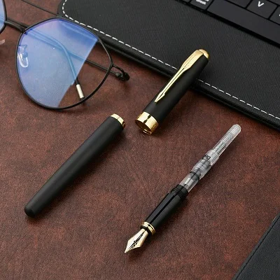 0.5mm1502 шариковая ручка, деловой подарок - Цвет: Black pen