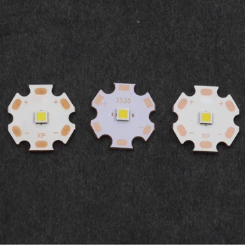 

12V high power 12w XHP35 HI White 6500K 5000K 4000K led emitter copper base for flashlight DIY