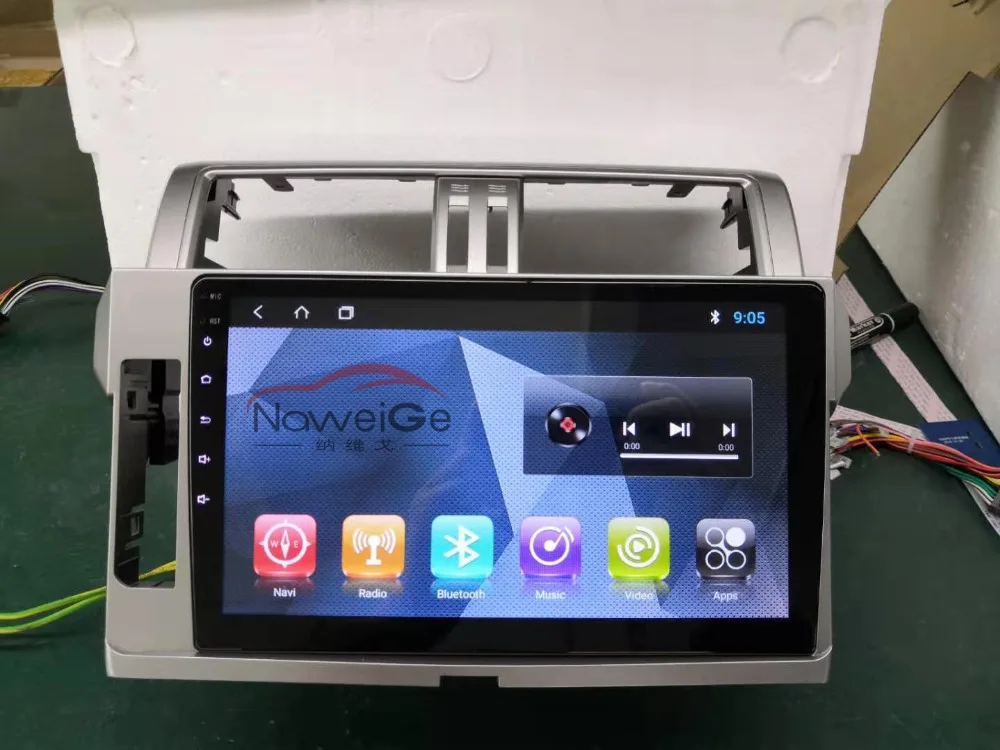 NaweiGe 10,1 дюймов Android автомобильный dvd для Toyota Prado FJ155- автомобильный dvd gps навигация стерео головное устройство центральный мультимедийный gps