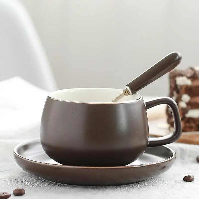 Version T Забавный Tazzine Caffe Coffe Caneca Criativa Vajilla бутылка для воды аксессуары посуда для напитков Новинка кофе путешествия керамическая чашка и кружка - Цвет: Version T