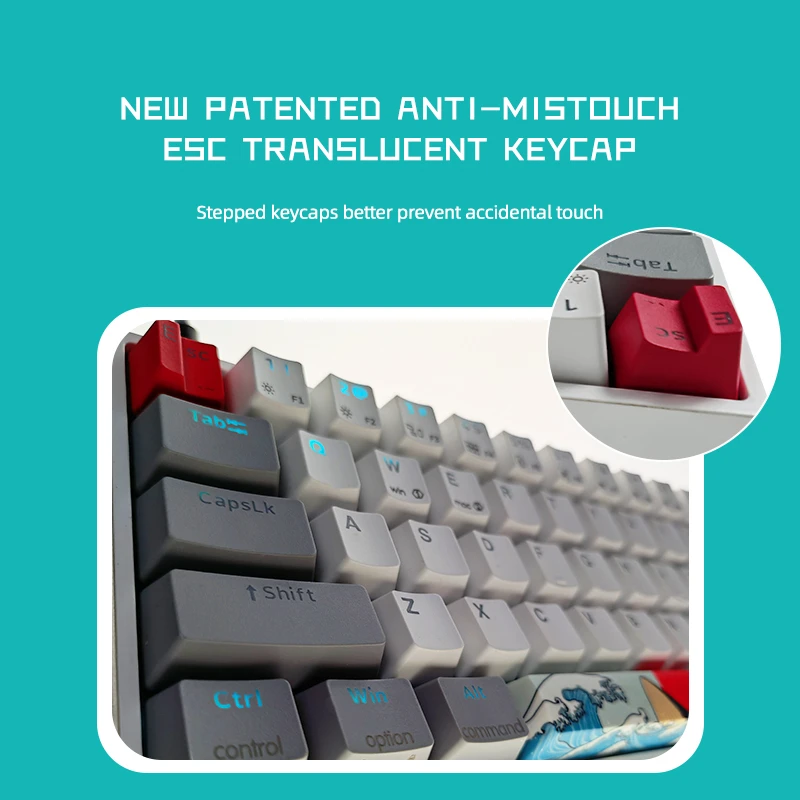 pc keypad 2022 Skyloong Mechanical Keyboard USB Wired LED Backlit Axis GK61 SK61 61 Keys Gaming Mechanical Keyboard Gateron Switches pc keyboard