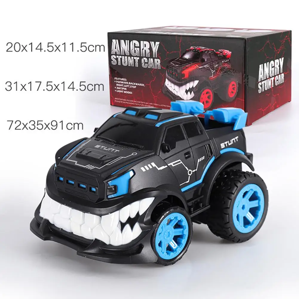 blue Kuulee Детские Игрушечные Машинки RC к Рождеству милый трюк дистанционного Управление автомобиля 2,4g высокого Скорость внедорожный восхождение автомобиля 360 вертикальное вращение - Цвет: blue