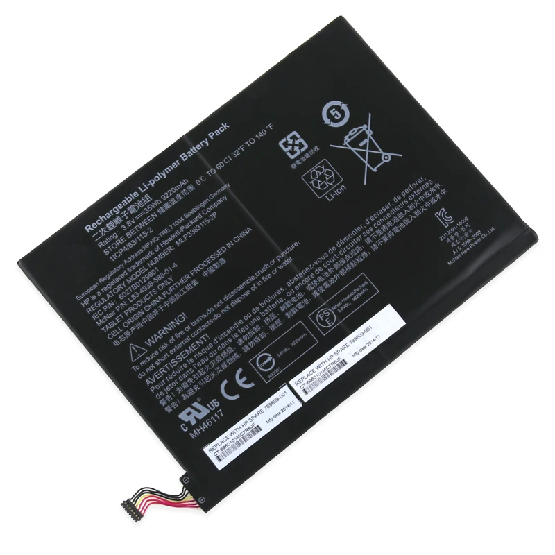 Новые оригинальные аккумуляторы для ноутбуков hp 789609-001, павильон 10-k000ng x2, x2 10-j024tu, x2 10-j013tu(K2N76PA), x2 10-j014tu(K2N77PA