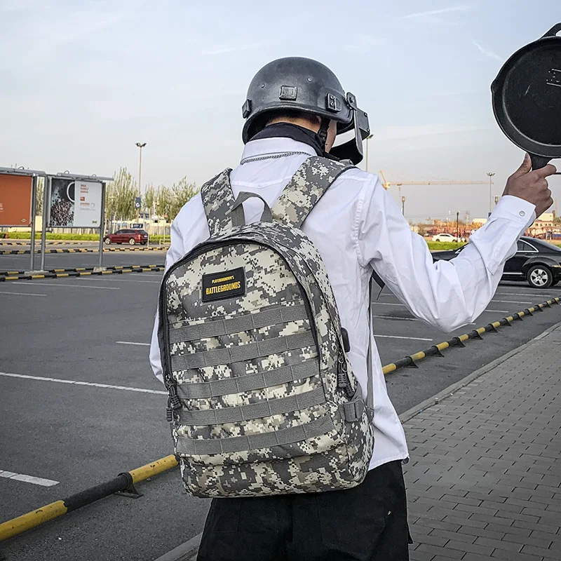 

Level Three Bag Jedi Survival Chicken Backpack Men's Korean-style Fashion Students Camouflage Backpack Outdoor Tactical Bag