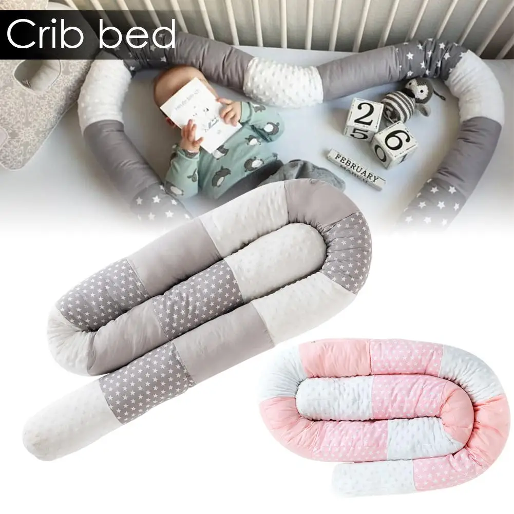 

Bumper Snake Safe Anti-collision Crib Bumper Cot Pillow For Baby