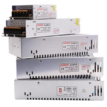 Alimentation de pilote LED, transformateur d'éclairage, coque en fer, adaptateur d'alimentation de commutation pour bande lumineuse, 110V 220V à DC5V 12V 24V