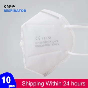 

Fast Delivery KN95 Mask ffp2 Respirator 5-Layer Dust Protective Face Masks for virus protection Filter Mouth caps Reusable Cover