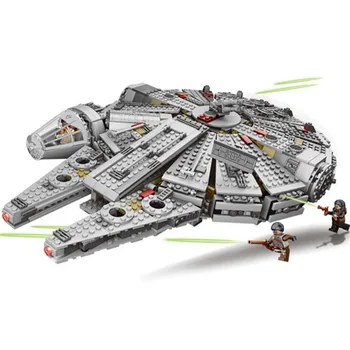 

In Stock 1381pcs Oleku Millennium Compatible lepining Star Wars Set Bricks Models & Building Blocks Toys For Children Starwars