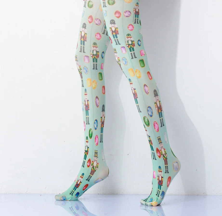 Printed pantyhose leggings Outlet