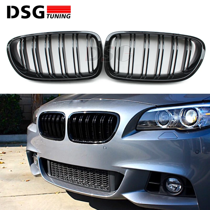 Передний бампер для BMW 5 серии F10 F11 ABS 2 ребра 2010 2016 528i 535i 550i M5|bumper grille|front bumper grillegrill for