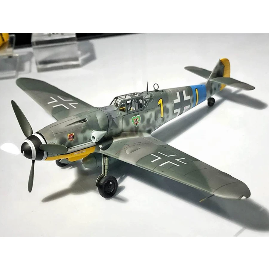 Модель самолета Tamiya 61117 строительные комплекты масштаба 1:48 Messerschmitt Bf109 игрушки