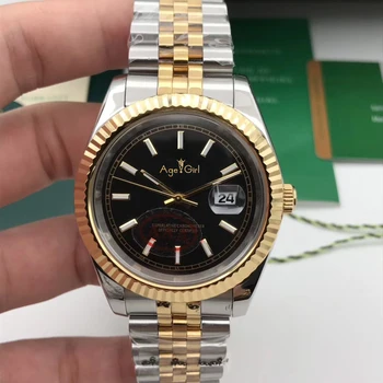 

Luxury Brand New Men Watches Datejust Stainless Steel Automatic Mechanical Sapphire Silver Gold Black Diamond Rome 41mm AAA+