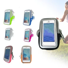 Сенсорный экран дышащий Открытый водонепроницаемый Универсальный спортивный ремешок для бега тренировки Сумка фитнес-Чехол держатель телефона для IPhone